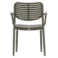 ΠΟΛΥΘΡΟΝΑ ΤΡΑΠΕΖΑΡΙΑΣ HILLIARD HM6644.07 ΑΛΟΥΜΙΝΙΟ ΣΕ OLIVE GREEN 58x52x78Υεκ