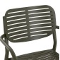 ΠΟΛΥΘΡΟΝΑ ΤΡΑΠΕΖΑΡΙΑΣ HILLIARD HM6644.07 ΑΛΟΥΜΙΝΙΟ ΣΕ OLIVE GREEN 58x52x78Υεκ