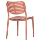 ΚΑΡΕΚΛΑ ΤΡΑΠΕΖΑΡΙΑΣ HILLIARD HM6645.08 ΑΛΟΥΜΙΝΙΟ ΣΕ TERRACOTTA 46x54x78Υεκ