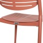 ΚΑΡΕΚΛΑ ΤΡΑΠΕΖΑΡΙΑΣ HILLIARD HM6645.08 ΑΛΟΥΜΙΝΙΟ ΣΕ TERRACOTTA 46x54x78Υεκ