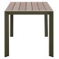 ΤΡΑΠΕΖΙ ΕΞΩΤ.ΧΩΡΟΥ GOYA HM6059.07 ΑΛΟΥΜΙΝΙΟ ΣE OLIVE GREEN & POLYWOOD 160X80Χ75Υεκ.