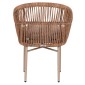 ΠΟΛΥΘΡΟΝΑ ΑΛΟΥΜΙΝΙΟΥ ORIN HM6265.03 ΚΑΠΟΥΤΣΙΝΟ- P.E.RATTAN ΣΕ ΦΥΣΙΚΟ 58x61x75Υεκ.