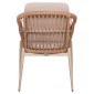 ΠΟΛΥΘΡΟΝΑ ΑΛΟΥΜΙΝΙΟΥ GALDIN HM6272.03 ΚΑΠΟΥΤΣΙΝΟ-P.E.RATTAN-ΜΠΕΖ ΥΦΑΣΜΑ 65x60x76Υεκ