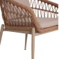 ΠΟΛΥΘΡΟΝΑ ΑΛΟΥΜΙΝΙΟΥ GALDIN HM6272.03 ΚΑΠΟΥΤΣΙΝΟ-P.E.RATTAN-ΜΠΕΖ ΥΦΑΣΜΑ 65x60x76Υεκ