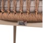 ΠΟΛΥΘΡΟΝΑ ΑΛΟΥΜΙΝΙΟΥ GALDIN HM6272.03 ΚΑΠΟΥΤΣΙΝΟ-P.E.RATTAN-ΜΠΕΖ ΥΦΑΣΜΑ 65x60x76Υεκ
