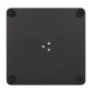 ΒΑΣΗ ΜΕΤΑΛΛΙΚΗ ΜΑΥΡΗ ΜΑΤ 40X40X72Υεκ. HM414.11