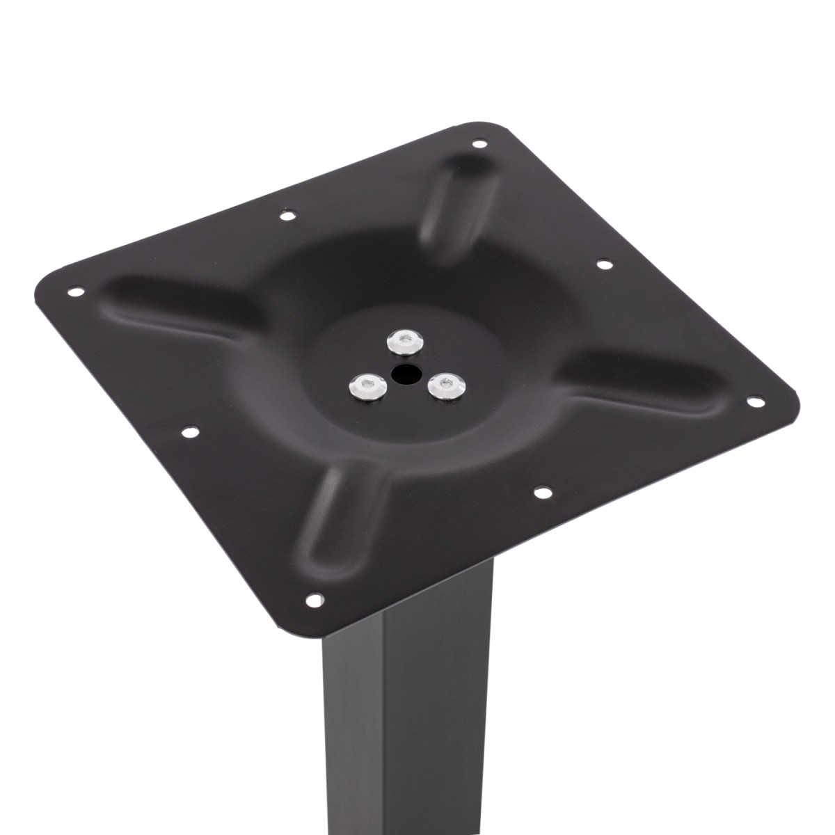 ΒΑΣΗ ΜΕΤΑΛΛΙΚΗ ΓΚΡΙ 40X40X72Υεκ. HM414.20