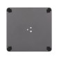 ΒΑΣΗ ΜΕΤΑΛΛΙΚΗ ΓΚΡΙ 40X40X72Υεκ. HM414.20