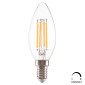 ΛΑΜΠΤΗΡΑΣ LED FILAMENT 4W E14 3000K ΔΙΑΦΑΝΟΣ DIMMABLE HM4048.01