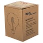 ΛΑΜΠΤΗΡΑΣ GLOBO LED FILAMENT 8W E27 3000K ΔΙΑΦΑΝΟΣ DIMMABLE HM4050.01