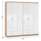 ΝΤΟΥΛΑΠΑ 6ΦΥΛΛΗ CAESAR HM21236.02 ΜΕΛΑΜΙΝΗ SONAMA & ΛΕΥΚΟ 180x42,5Χ181Υεκ.