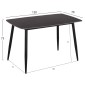 ΣΕΤ ΤΡΑΠΕΖΑΡΙΑΣ 5ΤΜΧ RAVEN HM21265.02 ΚΕΡΑΜΙΚΟ TOP ΜΑΥΡΟ ΜΑΡΜΑΡΟ--ΒΕΛΟΥΔΟ ΚΥΠΑΡΙΣΣΙ