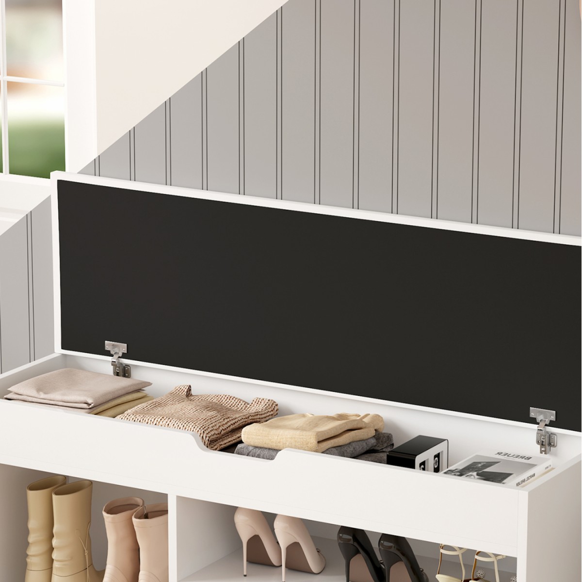 ΣΕΤ ΕΙΣΟΔΟΥ 2ΤΜΧ CHERYL HM21276.02 ΜΕΛΑΜΙΝΗ ΣΕ ΛΕΥΚΟ--SONAMA