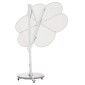 ΟΜΠΡΕΛΑ ΜΕ ΒΑΣΗ ΣΕΙΡΑ CANNOPY (flower) HM21286.02 ΑΛΟΥΜΙΝΙΟ-ΓΡΑΝΙΤΗΣ-ΛΕΥΚΟ 2,38x2,2μ