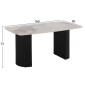 ΣΕΤ ΤΡΑΠΕΖΑΡΙΑΣ 7ΤΜΧ MINAO HM21362 ΚΕΡΑΜΙΚΟ TOP/MDF ΠΟΔΙΑ--PU ΚΑΦΕ/ΜΕΤΑΛ.ΠΟΔΙΑ