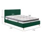 ΚΡΕΒΑΤΙ ΔΙΠΛΟ ΜΕ ΣΤΡΩΜΑ INDRA HM10810.13 ΚΥΠΑΡΙΣΣΙ ΒΕΛΟΥΔΟ--ΓΙΑ ΣΤΡΩΜΑ 160x200εκ