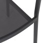 ΣΕΤ ΤΡΑΠΕΖΑΡΙΑΣ 5ΤΜΧ DANAT HM10832.01 ΚΑΡΕΚΛΕΣ & ΤΡΑΠΕΖΙ ΑΛΟΥΜ.-POLYWOOD-ΓΚΡΙ
