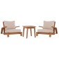 LOUNGE ΣΕΤ MIREX HM10893 ΤΡΑΠΕΖΑΚΙ & 2 ΠΟΛΥΘΡΟΝΕΣ--ΞΥΛΟ ΑΚΑΚΙΑΣ--ΕΚΡΟΥ ΜΑΞΙΛΑΡΙΑ
