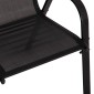 ΣΕΤ ΤΡΑΠΕΖΑΡΙΑΣ 5ΤΜΧ ADAM HM10896.03 ΤΡΑΠΕΖΙ 120x70εκ & 4 ΠΟΛΥΘΡΟΝΕΣ--ΜΑΥΡΟ