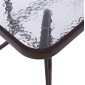 ΣΕΤ ΤΡΑΠΕΖΑΡΙΑΣ 5ΤΜΧ ADAM HM10897.02 ΤΡΑΠΕΖΙ 110x60εκ & 4 ΠΟΛΥΘΡΟΝΕΣ--ΚΑΦΕ