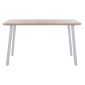ΣΕΤ ΤΡΑΠΕΖΑΡΙΑΣ 5ΤΜΧ OFIRA HM10634 MDF TOP ΣΕ SONAMA--ΛΕΥΚΕΣ ΚΑΡΕΚΛΕΣ