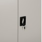ΝΤΟΥΛΑΠΑ ΜΕΤΑΛΛΙΚΗ ΜΕ ΠΟΔΙΑ CLOD HM11998 2ΦΥΛΛΗ ΜΕ ΧΩΡΙΣΜΑ-ΑΝΟΙΧΤΟ ΓΚΡΙ 90Χ40Χ190Yεκ