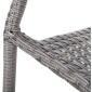 ΣΕΤ ΤΡΑΠΕΖΑΡΙΑΣ ΕΞ.ΧΩΡΟΥ 5ΤΜΧ MORNER HM21008 ΜΕΤΑΛΛΟ & WICKER ΣΕ ΓΚΡΙ