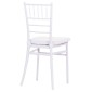 ΚΑΡΕΚΛΑ CATERING TIFFANY ΜΕ ΜΑΞΙΛΑΡΙ HM21104 ΛΕΥΚΟ ΠΟΛΥΠΡΟΠΥΛΕΝΙΟ 39x47x89Yεκ.