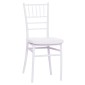 ΚΑΡΕΚΛΑ CATERING TIFFANY ΜΕ ΜΑΞΙΛΑΡΙ HM21104 ΛΕΥΚΟ ΠΟΛΥΠΡΟΠΥΛΕΝΙΟ 39x47x89Yεκ.