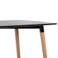 ΣΕΤ ΤΡΑΠΕΖΑΡΙΑΣ 5ΤΜΧ LIO HM21175 MDF TOP & ΠΟΛΥΠΡΟΠΥΛΕΝΙΟ ΣΕ ΜΑΥΡΟ