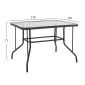 ΣΕΤ ΤΡΑΠΕΖΑΡΙΑΣ 5ΤΜΧ ADAM HM21220.01 ΚΑΡΕΚΛΕΣ ΜΕΤΑΛΛΙΚΕΣ & ΤΡΑΠΕΖΙ 110x60 ΓΚΡΙ
