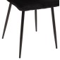 ΣΕΤ 5ΤΜΧ ΤΡΑΠΕΖΙ 42,5x50x92 cm & ΚΑΡΕΚΛΕΣ TETA ΣΕ ΜΑΥΡΟ ΧΡΩΜΑ HM11073