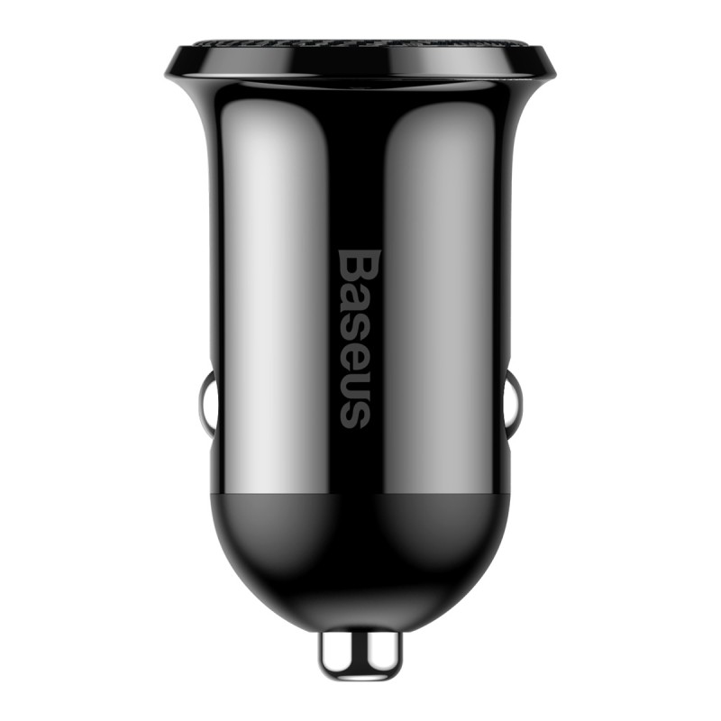 Baseus Φορτιστής Αυτοκινήτου Grain Pro 2x USB 4.8A (Μαύρο)