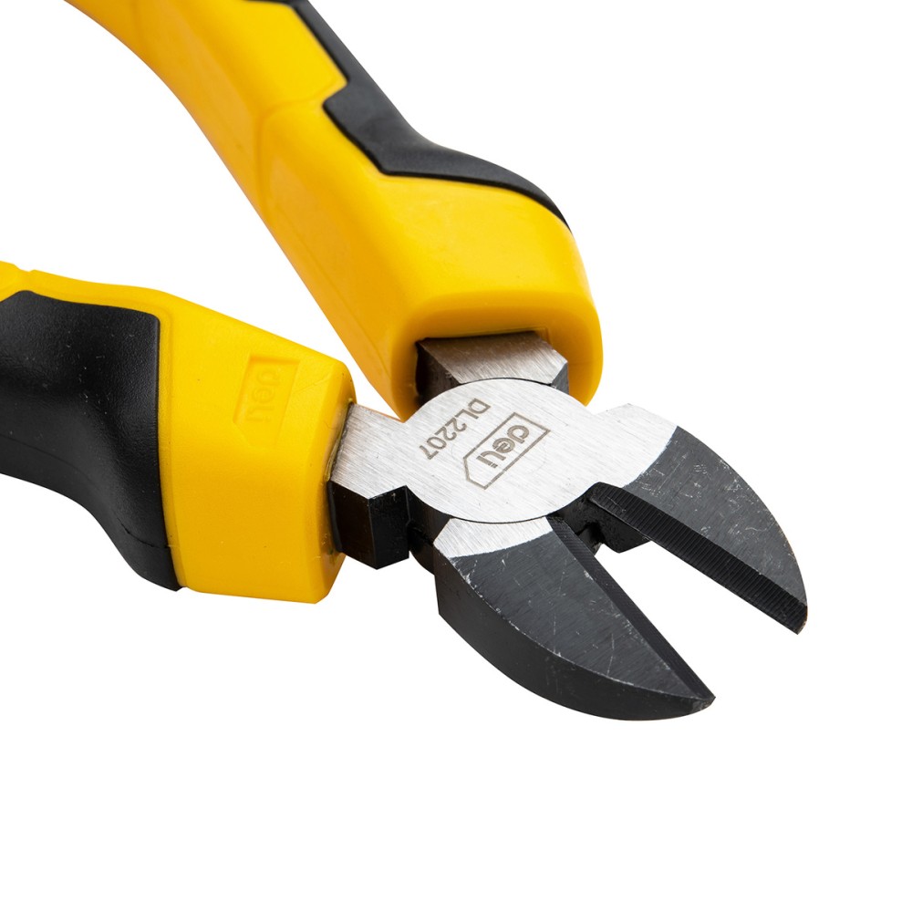 Diagonal Pliers 7" Deli Tools EDL2207 (yellow)