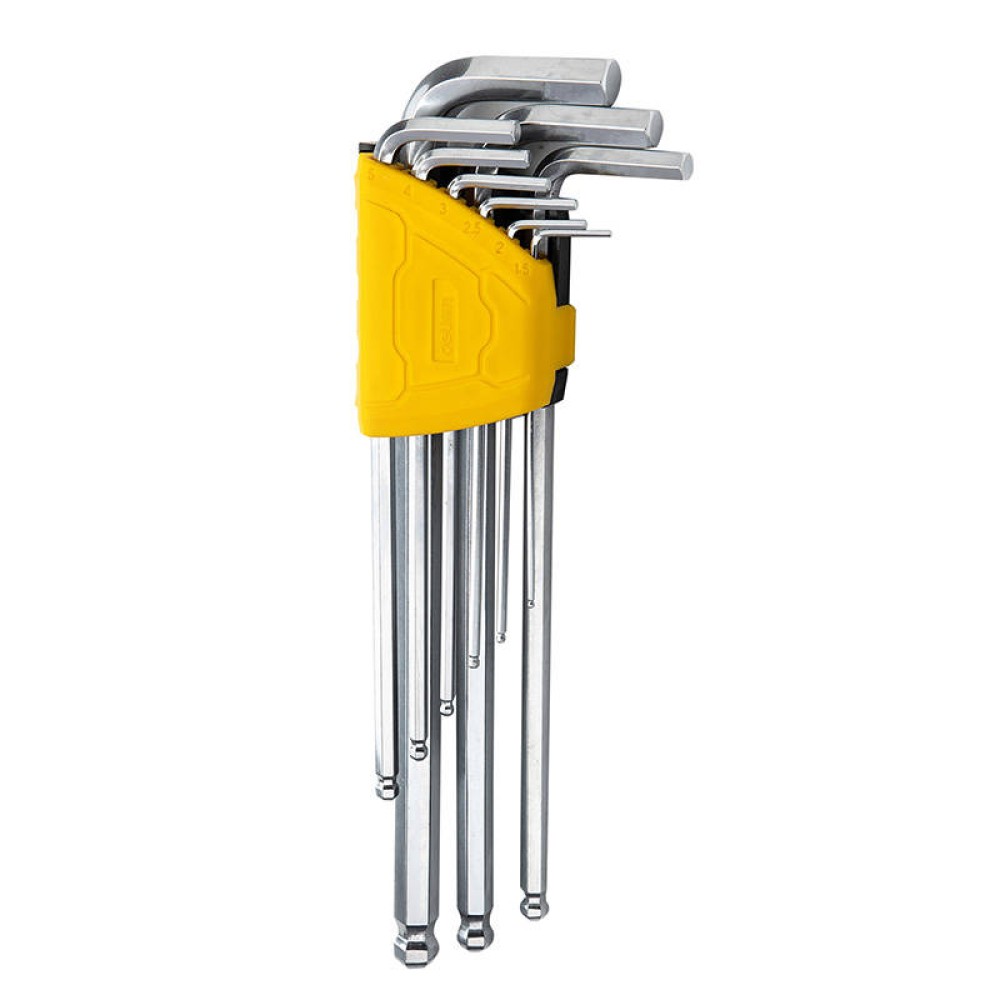 Hex Key Sets 1.5-10mm Deli Tools EDL3080 (silver)