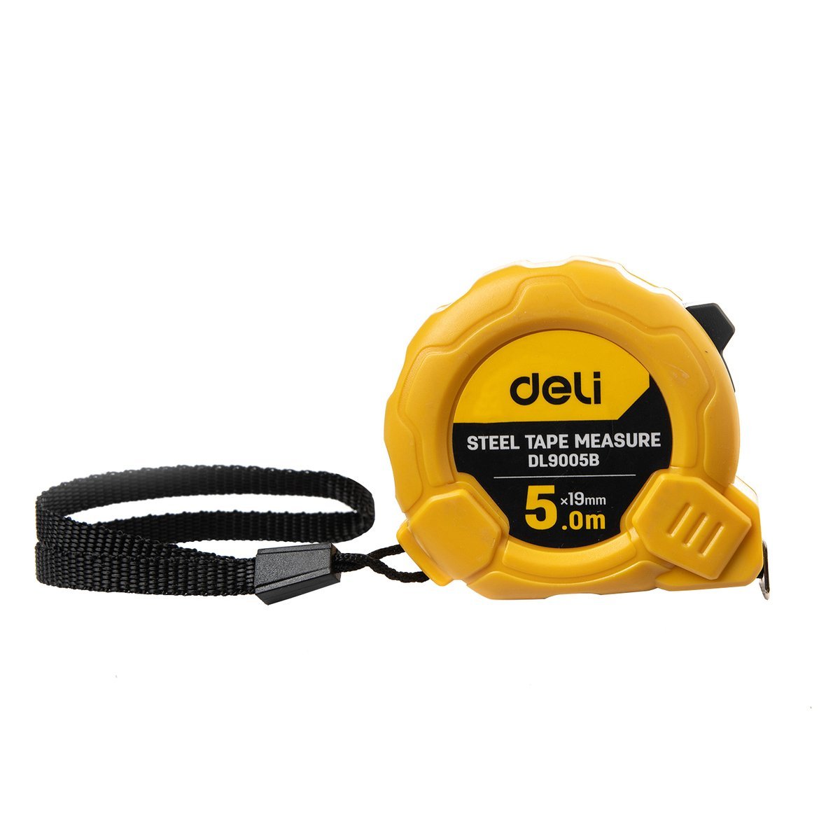 Steel Measuring Tape 5m/19mm Deli Tools EDL9005B (yellow)
