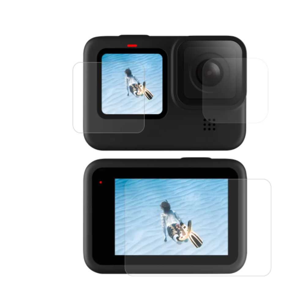 Screen and lens protective foil Telesin for GoPro Hero 9 / Hero 10 / Hero 11 / Hero 12 (GP-FLM-902)