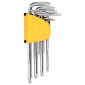Torx Hex Key Sets 1.5-10mm Deli Tools EDL3091 (silver)