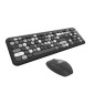 Wireless keyboard + mouse set MOFII 666 2.4G (Black)