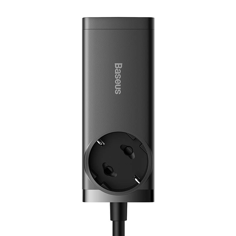 Baseus Πολυχρηστικός Φορτιστής/Πολύπριζο GaN3 Pro 2xUSB + 2xUSB-C + AC 100W (Μαύρο)