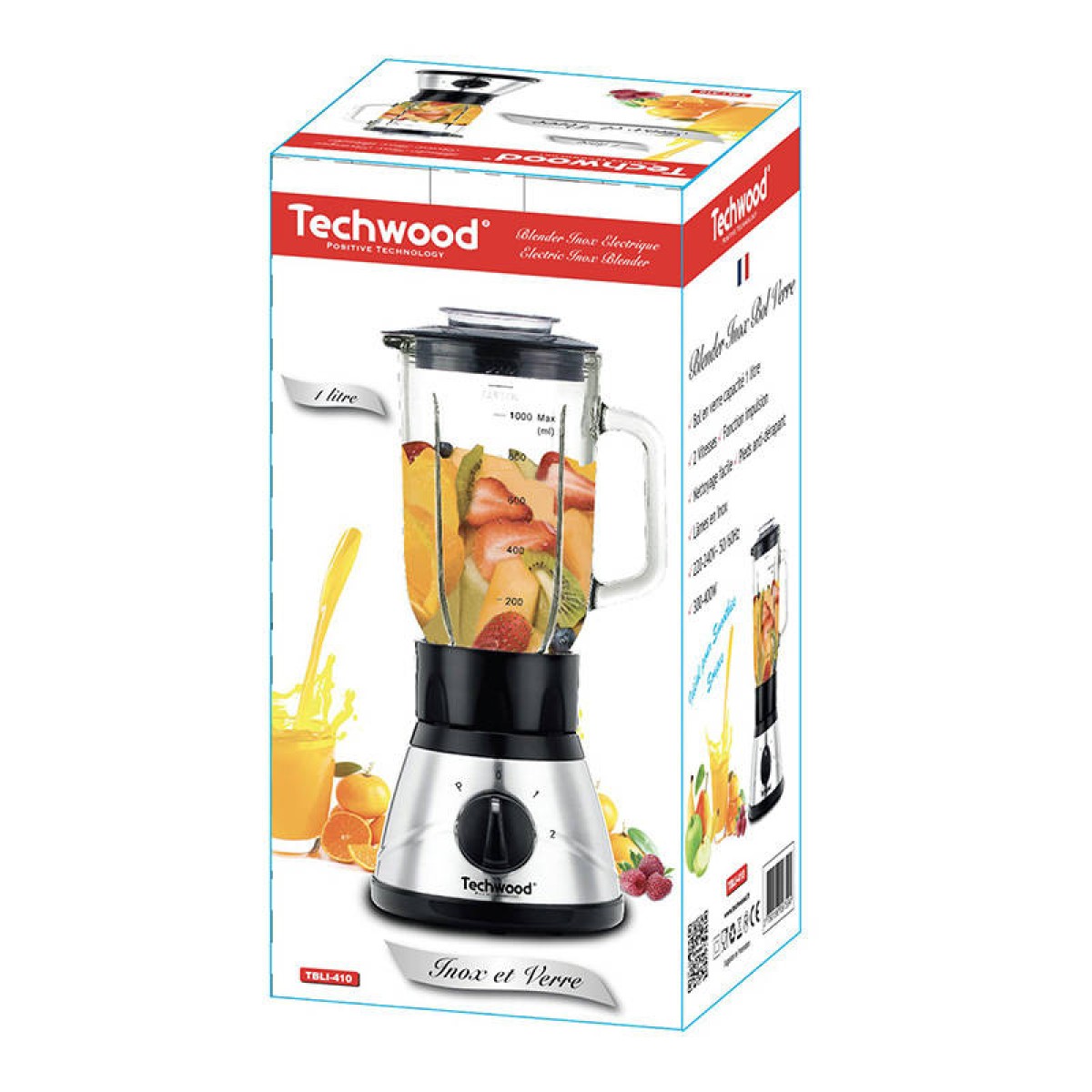 Cup blender Techwood TBLI-410 (black)