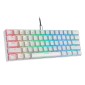 Mechanical gaming keyboard Motospeed CK61 RGB (white)