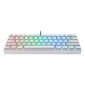 Mechanical gaming keyboard Motospeed CK61 RGB (white)