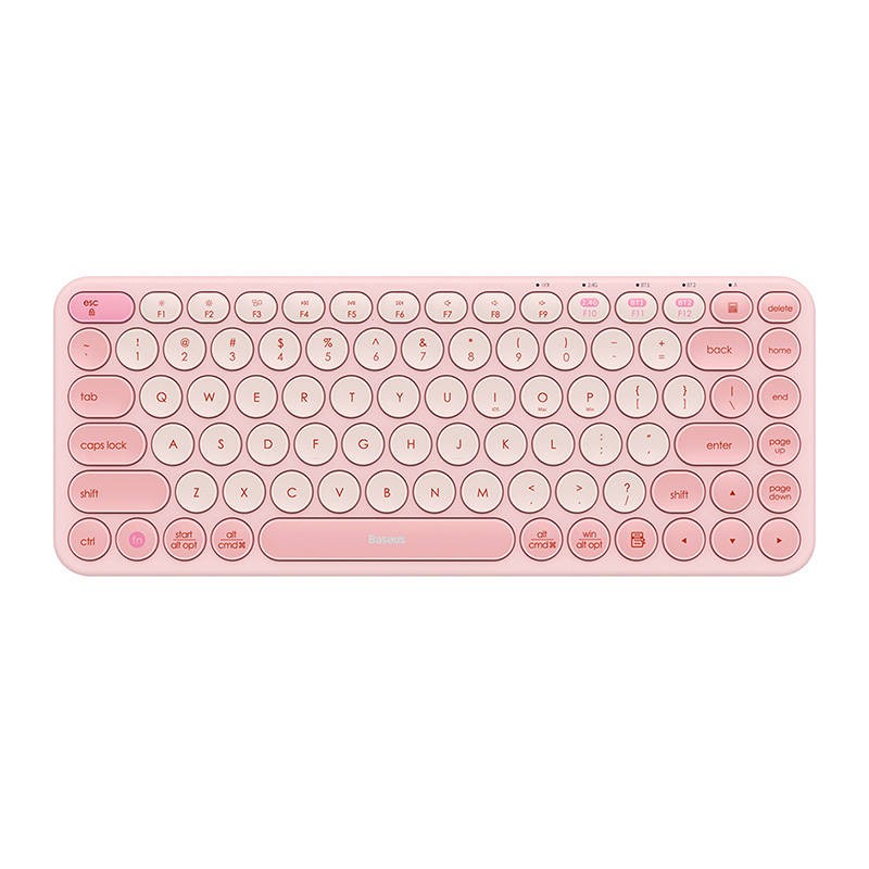 Baseus K01A Wireless Tri-Mode Keyboard Baby Pink