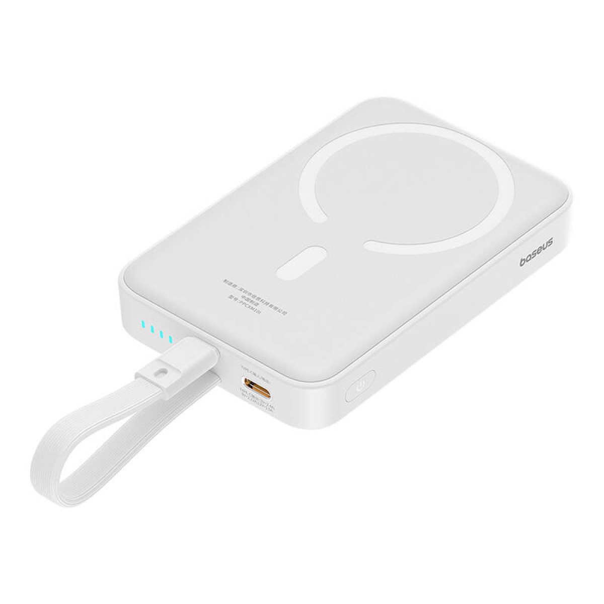Powerbank magnetyczny Baseus Magnetic Mini 10000mAh 20W MagSafe (biały)