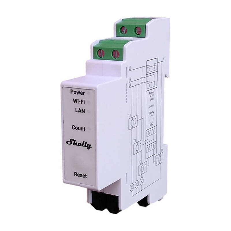 3-phase Energy Meter Shelly PRO 3EM 400A Wi-Fi