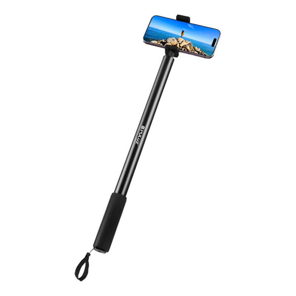 Metal selfie stick 2 m PULUZ for Insta360 One RS/X2/X3 (black)