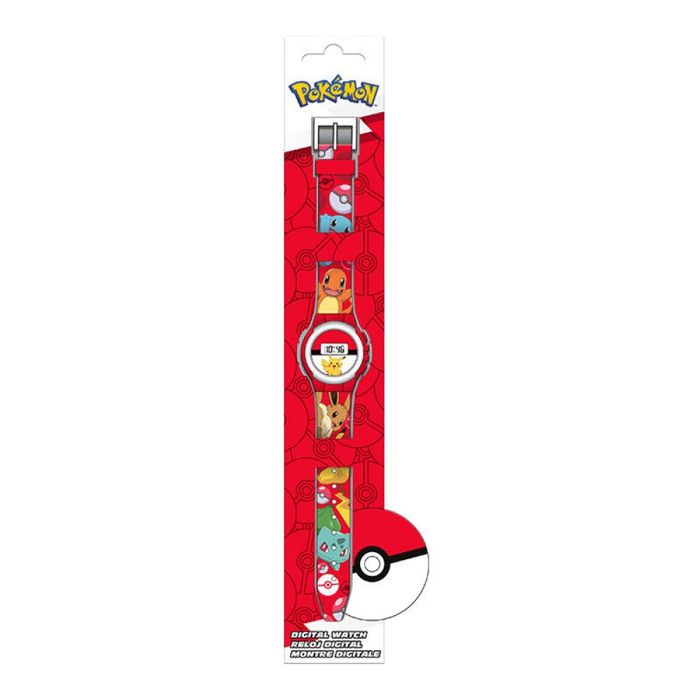 KiDS Licensing Ρολόι Χειρός Pokemon (Κόκκινο)