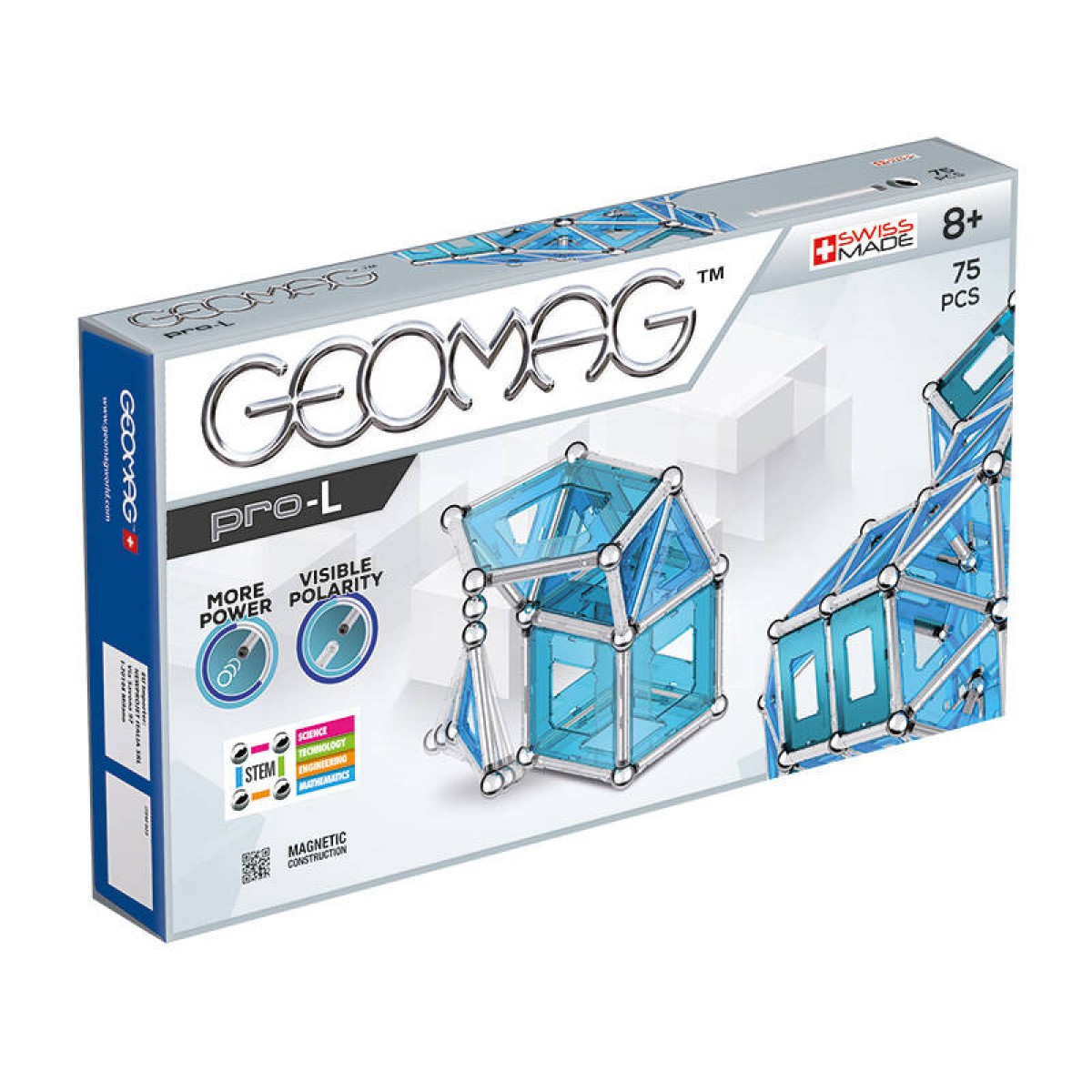 Magnetic Pro-L Panels 75 pieces GEOMAG GEO-023