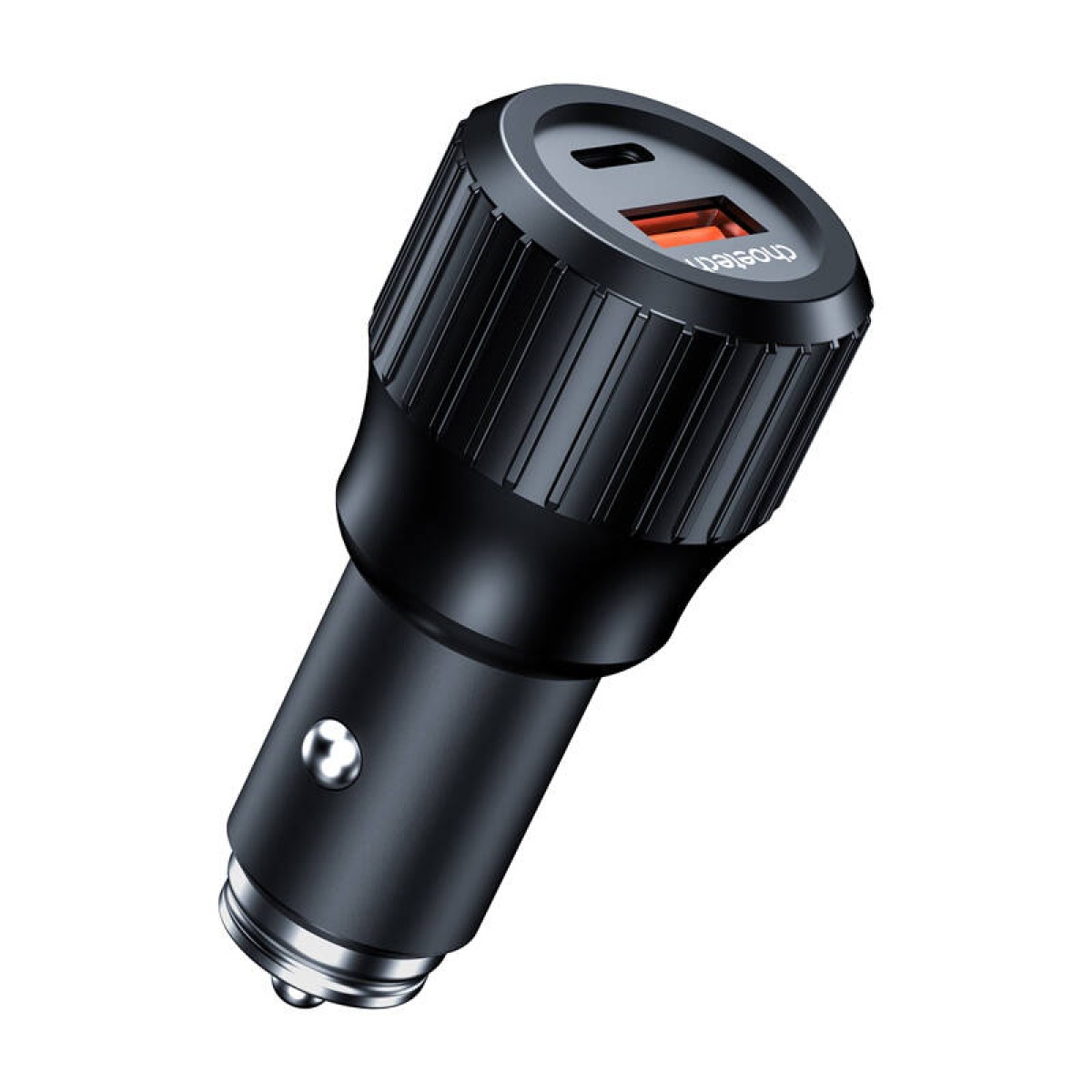 Choetech 63W Dual USB-C 45w+ USB-A 18w γρήγορος φορτιστής αυτοκινήτου (μαύρο)